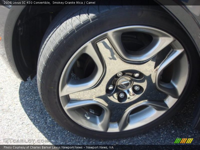 Smokey Granite Mica / Camel 2008 Lexus SC 430 Convertible