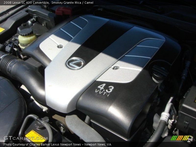 Smokey Granite Mica / Camel 2008 Lexus SC 430 Convertible