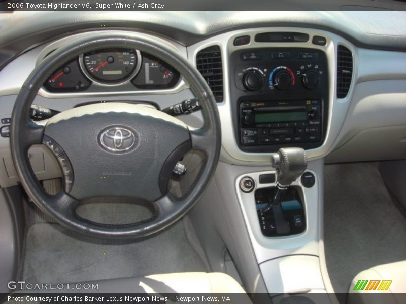 Super White / Ash Gray 2006 Toyota Highlander V6