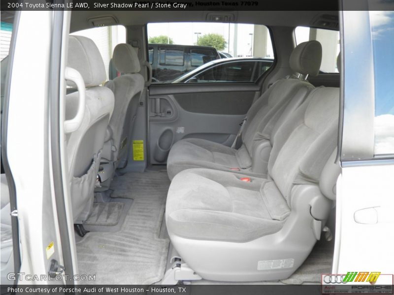 Silver Shadow Pearl / Stone Gray 2004 Toyota Sienna LE AWD