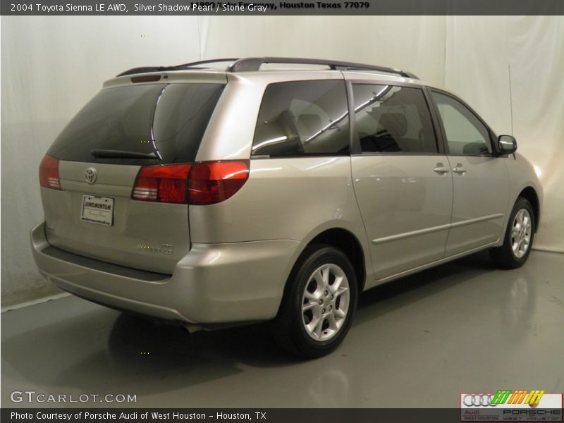 Silver Shadow Pearl / Stone Gray 2004 Toyota Sienna LE AWD