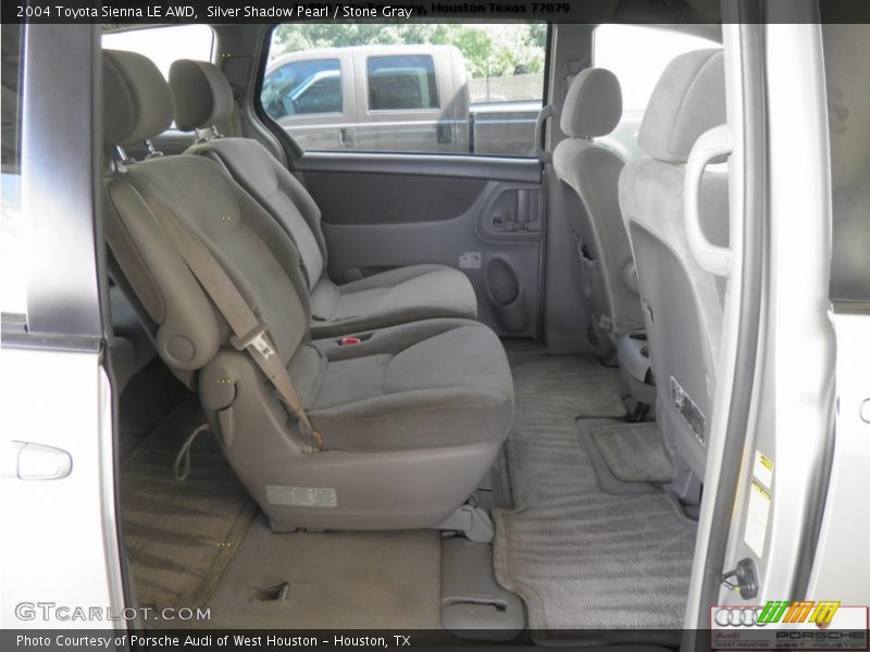 Silver Shadow Pearl / Stone Gray 2004 Toyota Sienna LE AWD