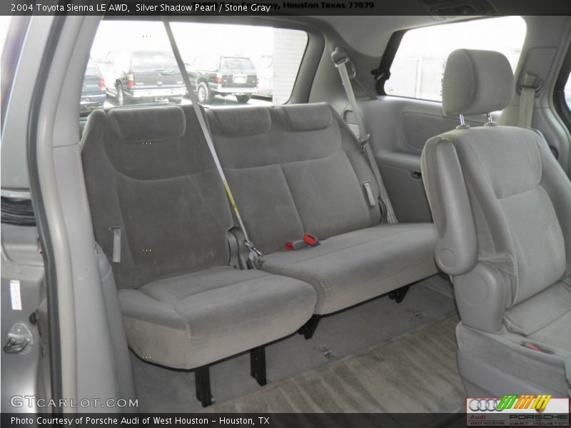 Silver Shadow Pearl / Stone Gray 2004 Toyota Sienna LE AWD