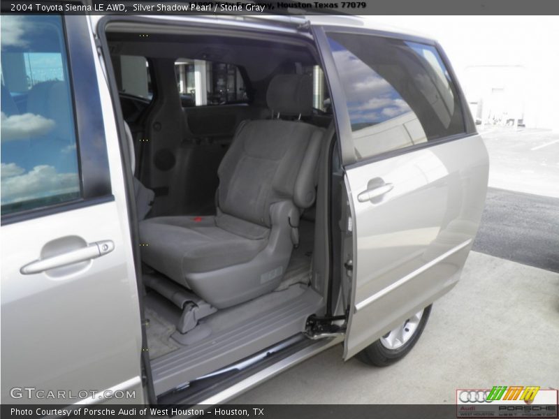 Silver Shadow Pearl / Stone Gray 2004 Toyota Sienna LE AWD
