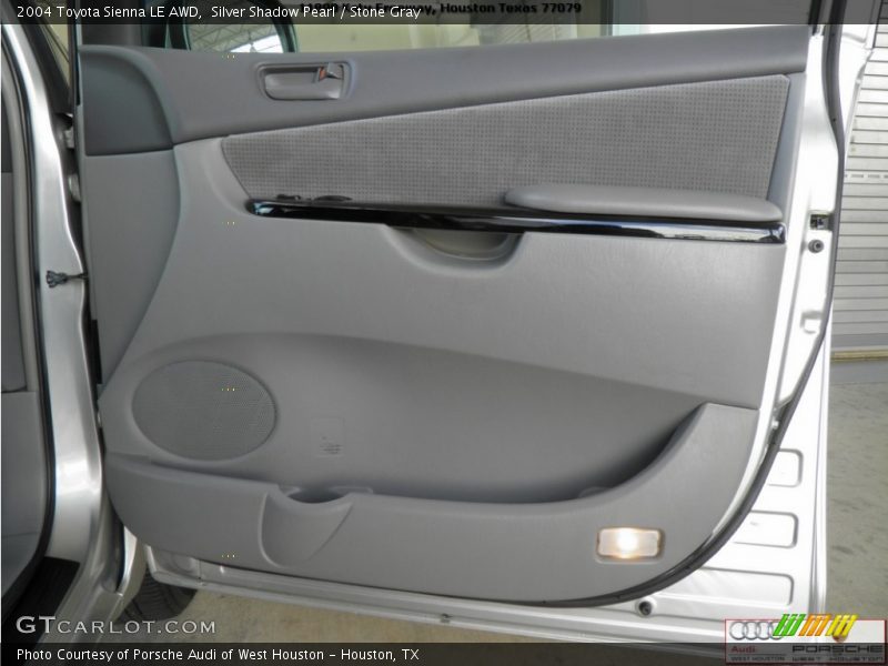 Silver Shadow Pearl / Stone Gray 2004 Toyota Sienna LE AWD