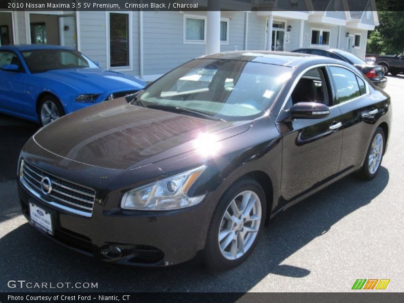 Crimson Black / Charcoal 2010 Nissan Maxima 3.5 SV Premium