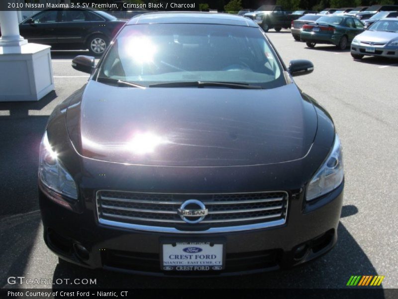 Crimson Black / Charcoal 2010 Nissan Maxima 3.5 SV Premium