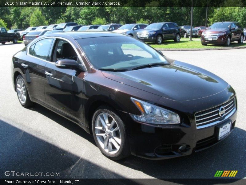Crimson Black / Charcoal 2010 Nissan Maxima 3.5 SV Premium