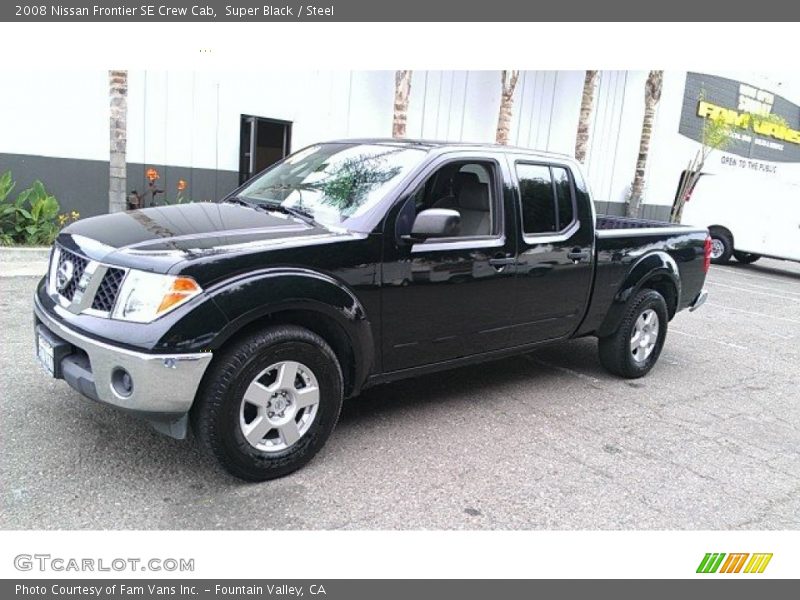 Super Black / Steel 2008 Nissan Frontier SE Crew Cab