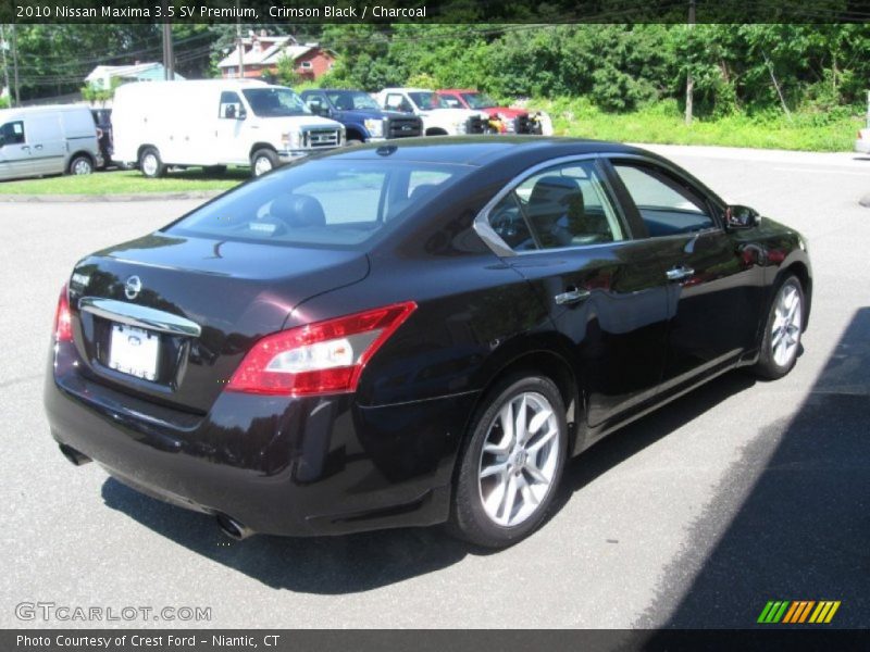Crimson Black / Charcoal 2010 Nissan Maxima 3.5 SV Premium