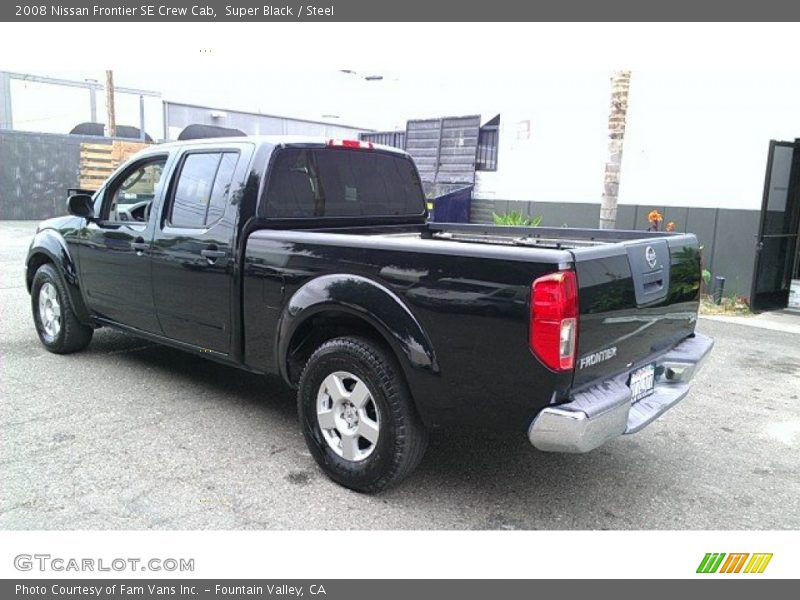 Super Black / Steel 2008 Nissan Frontier SE Crew Cab