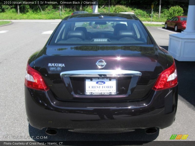 Crimson Black / Charcoal 2010 Nissan Maxima 3.5 SV Premium