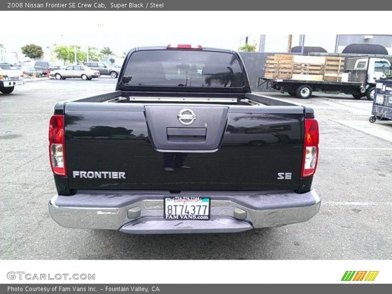 Super Black / Steel 2008 Nissan Frontier SE Crew Cab