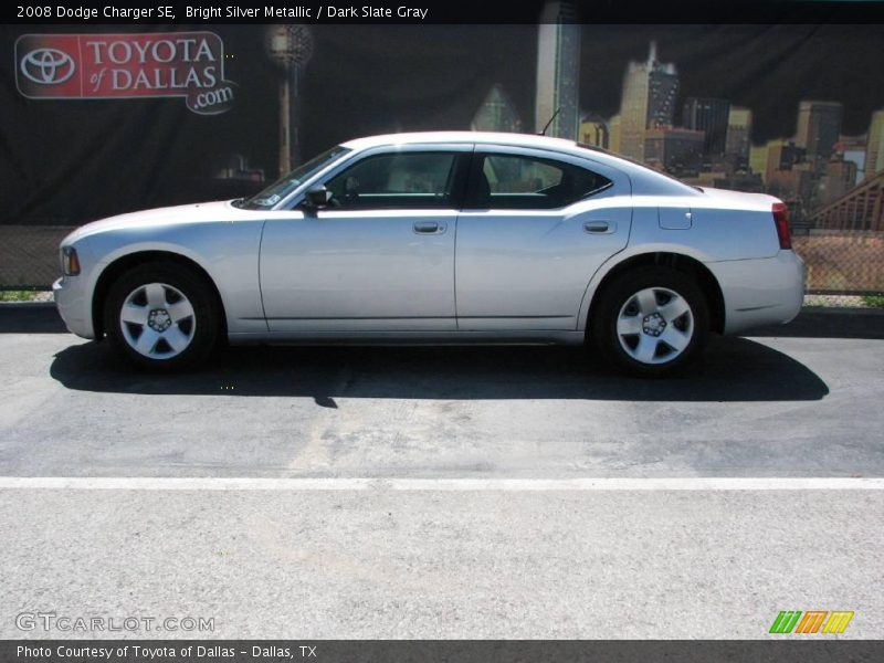 Bright Silver Metallic / Dark Slate Gray 2008 Dodge Charger SE