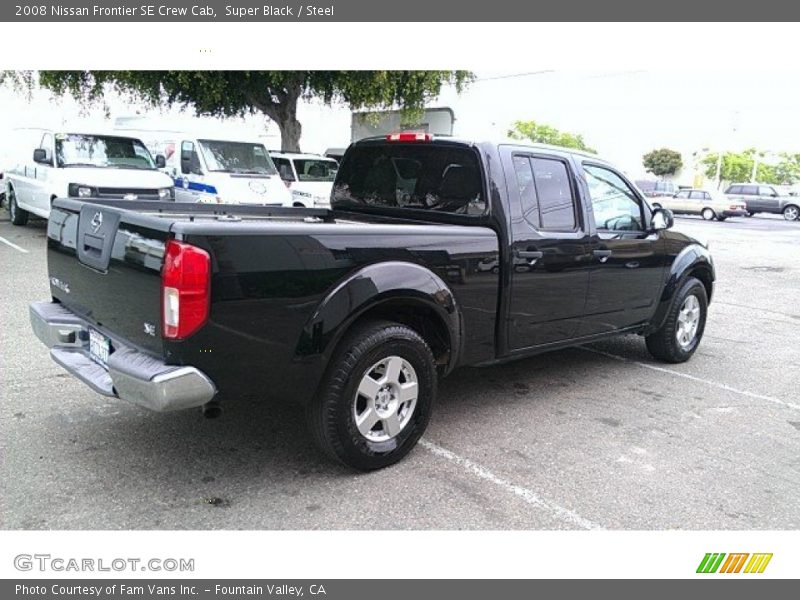 Super Black / Steel 2008 Nissan Frontier SE Crew Cab