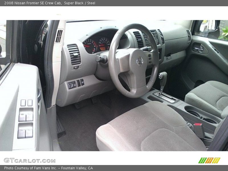 Super Black / Steel 2008 Nissan Frontier SE Crew Cab