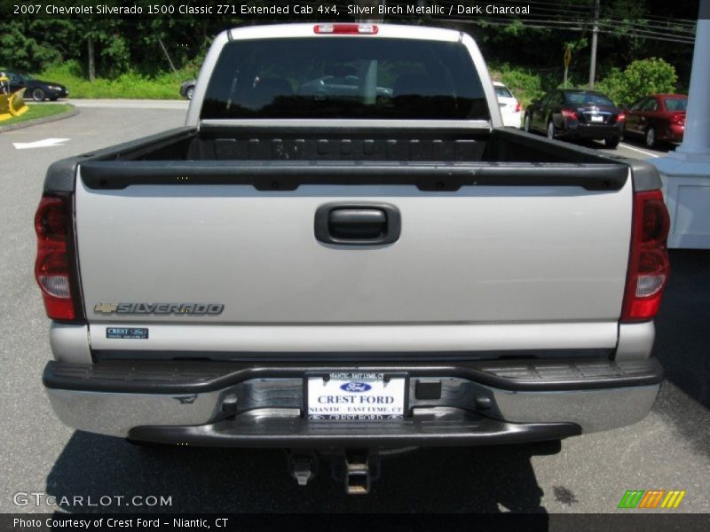 Silver Birch Metallic / Dark Charcoal 2007 Chevrolet Silverado 1500 Classic Z71 Extended Cab 4x4