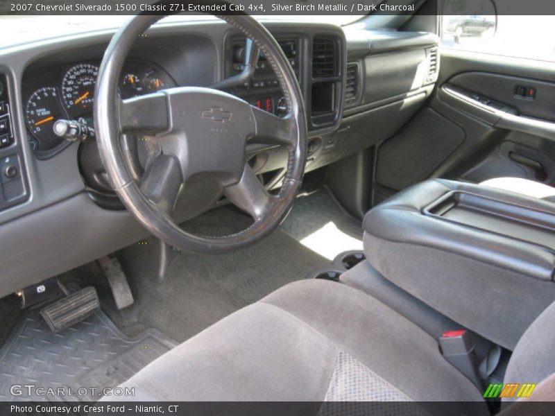 Silver Birch Metallic / Dark Charcoal 2007 Chevrolet Silverado 1500 Classic Z71 Extended Cab 4x4