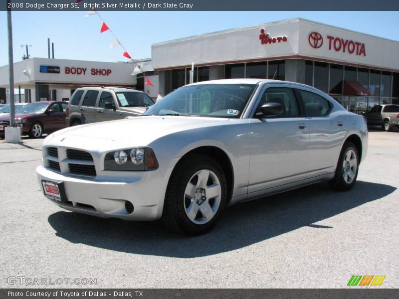 Bright Silver Metallic / Dark Slate Gray 2008 Dodge Charger SE