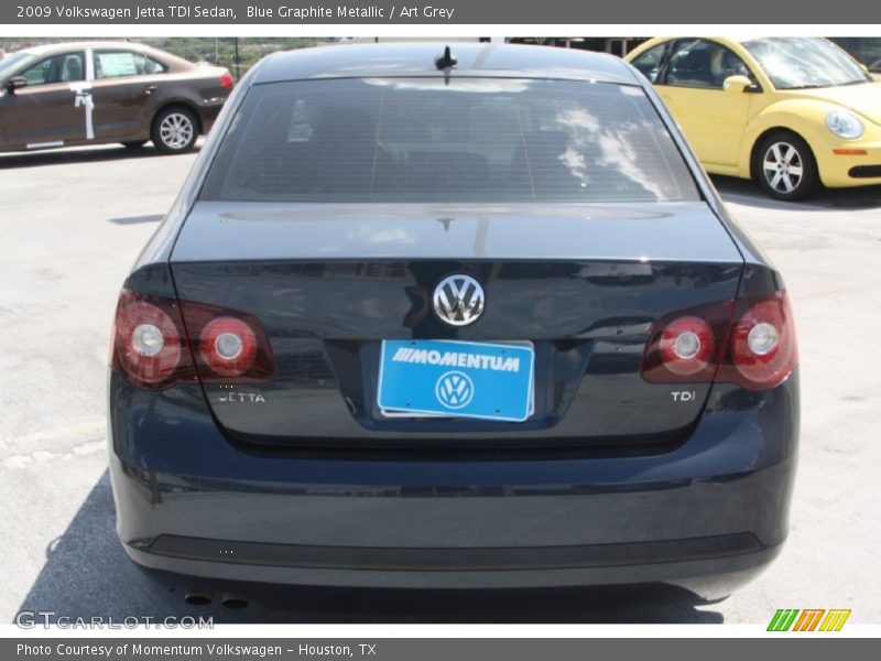Blue Graphite Metallic / Art Grey 2009 Volkswagen Jetta TDI Sedan