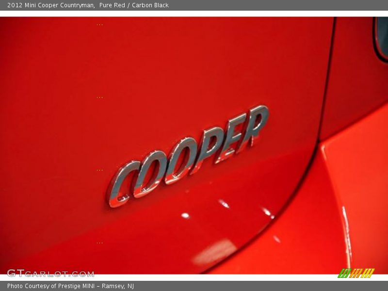 Pure Red / Carbon Black 2012 Mini Cooper Countryman