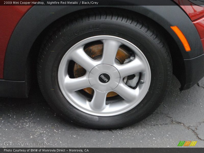 Nightfire Red Metallic / Black/Grey 2009 Mini Cooper Hardtop