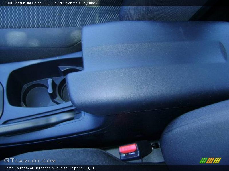 Liquid Silver Metallic / Black 2008 Mitsubishi Galant DE