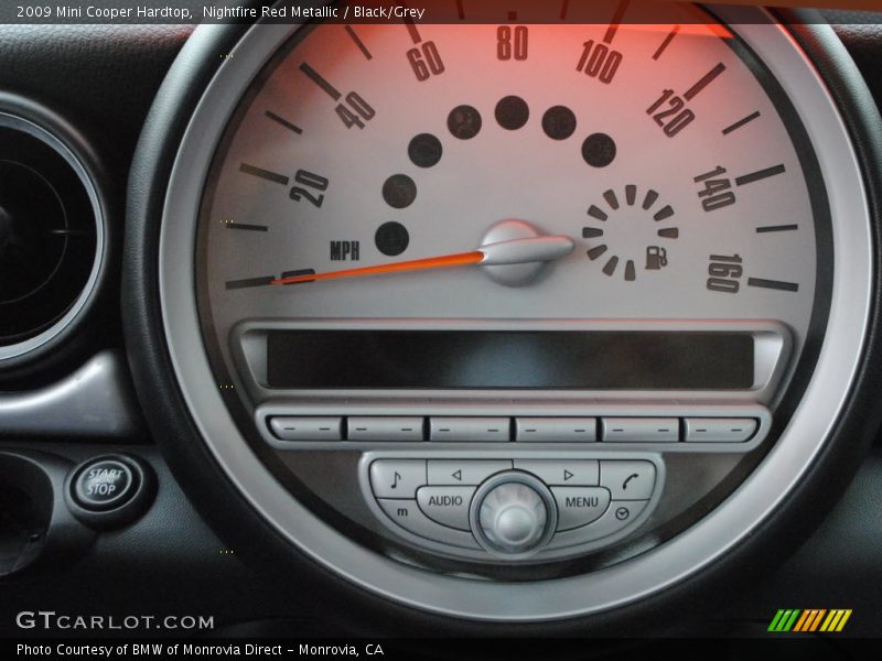 Nightfire Red Metallic / Black/Grey 2009 Mini Cooper Hardtop