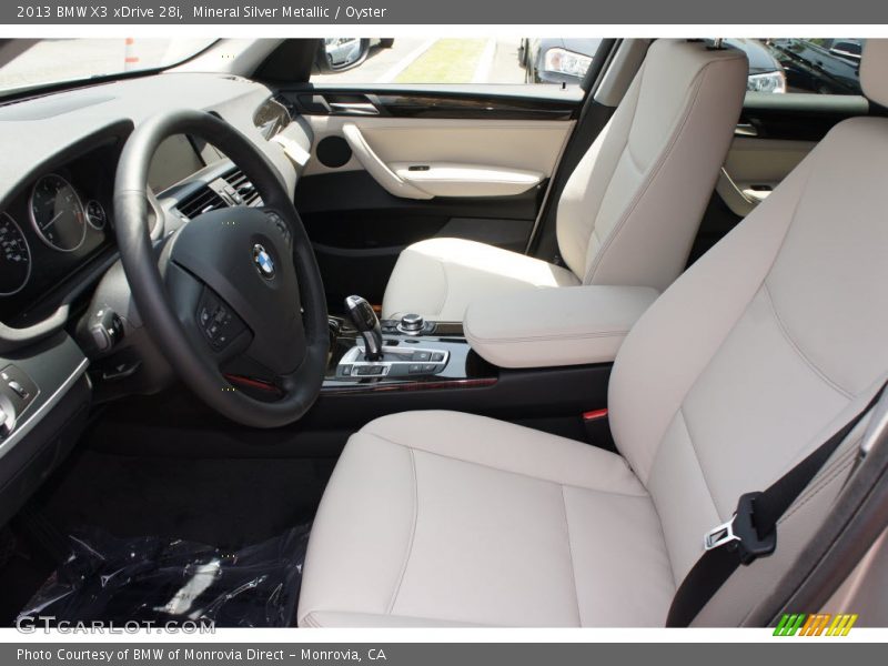 Mineral Silver Metallic / Oyster 2013 BMW X3 xDrive 28i