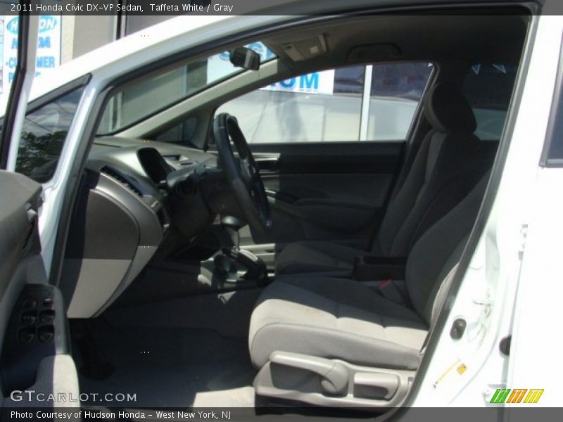 Taffeta White / Gray 2011 Honda Civic DX-VP Sedan