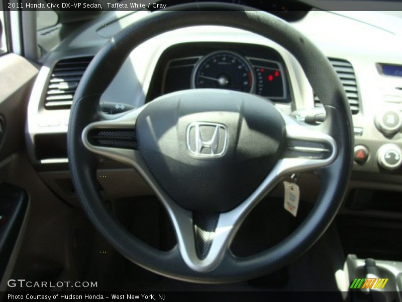Taffeta White / Gray 2011 Honda Civic DX-VP Sedan
