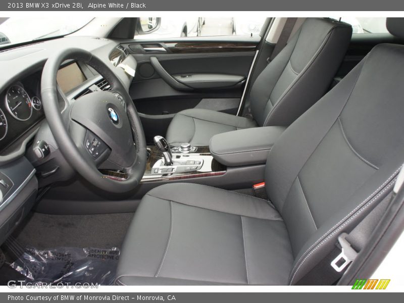 Alpine White / Black 2013 BMW X3 xDrive 28i