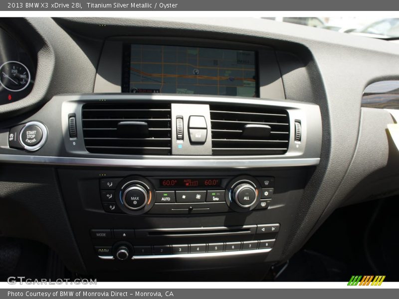Titanium Silver Metallic / Oyster 2013 BMW X3 xDrive 28i