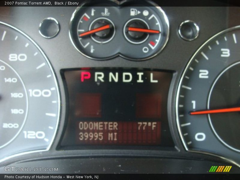 Black / Ebony 2007 Pontiac Torrent AWD