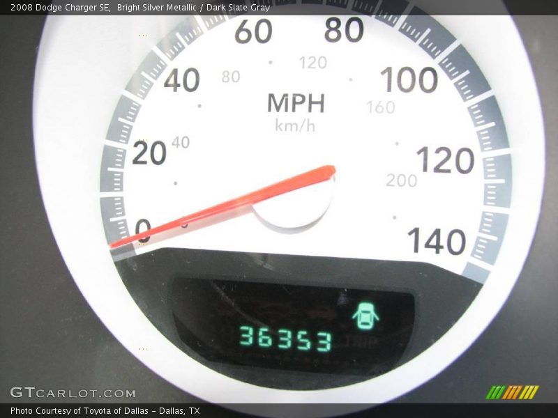 Bright Silver Metallic / Dark Slate Gray 2008 Dodge Charger SE