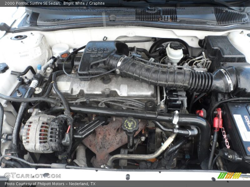  2000 Sunfire SE Sedan Engine - 2.2 Liter OHV 8-Valve 4 Cylinder