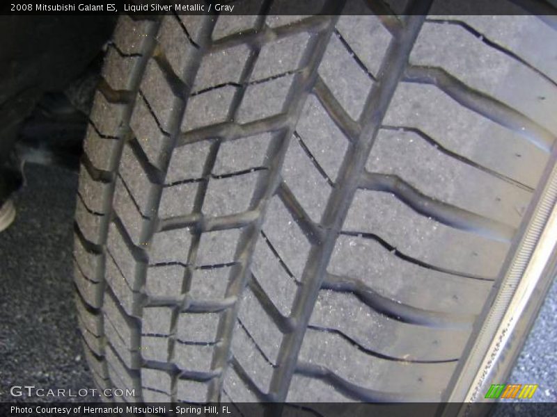 Liquid Silver Metallic / Gray 2008 Mitsubishi Galant ES