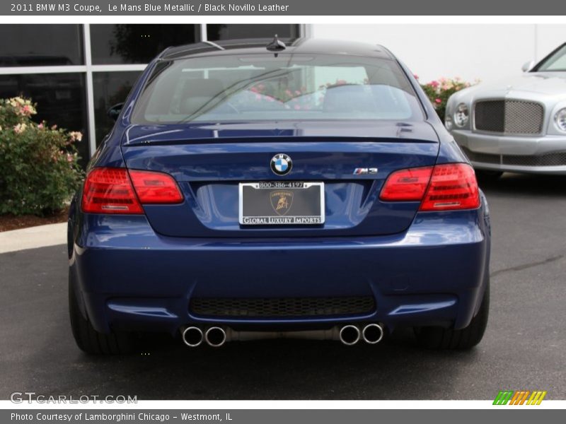 Le Mans Blue Metallic / Black Novillo Leather 2011 BMW M3 Coupe