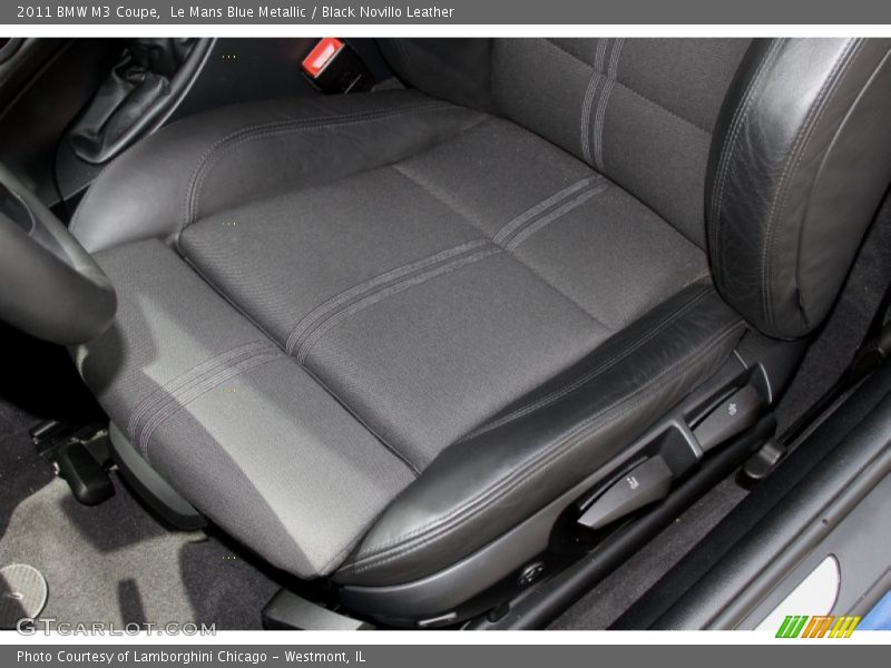Le Mans Blue Metallic / Black Novillo Leather 2011 BMW M3 Coupe