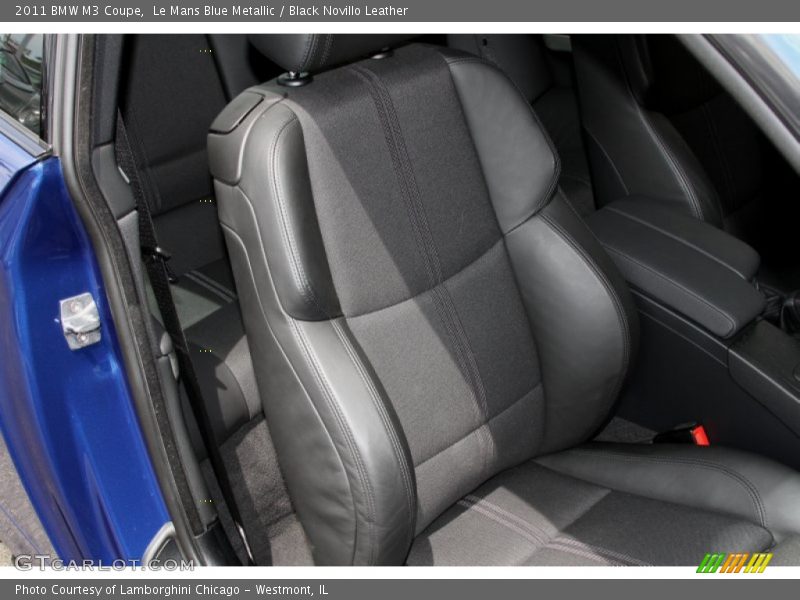 Le Mans Blue Metallic / Black Novillo Leather 2011 BMW M3 Coupe