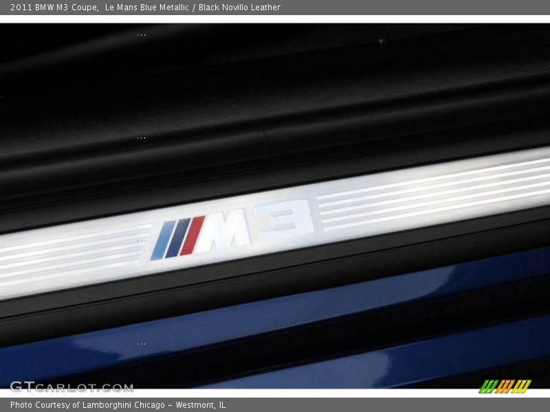 Le Mans Blue Metallic / Black Novillo Leather 2011 BMW M3 Coupe