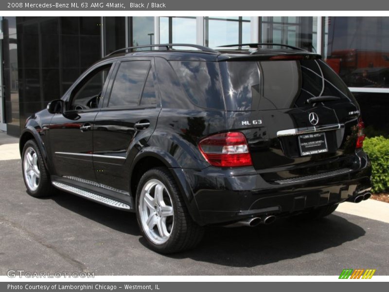 Black / Black 2008 Mercedes-Benz ML 63 AMG 4Matic