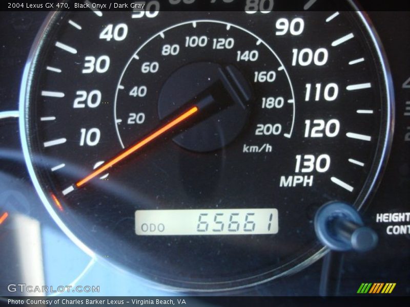 Black Onyx / Dark Gray 2004 Lexus GX 470