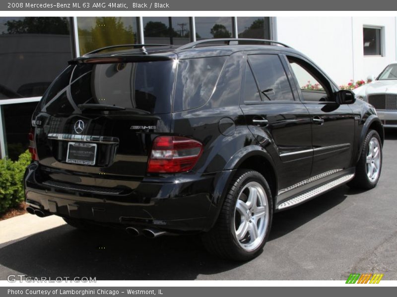 Black / Black 2008 Mercedes-Benz ML 63 AMG 4Matic