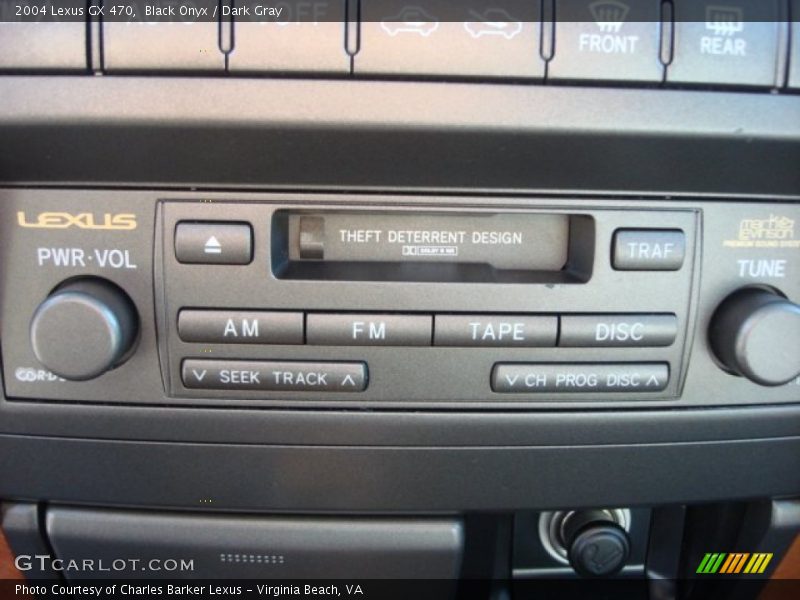 Black Onyx / Dark Gray 2004 Lexus GX 470
