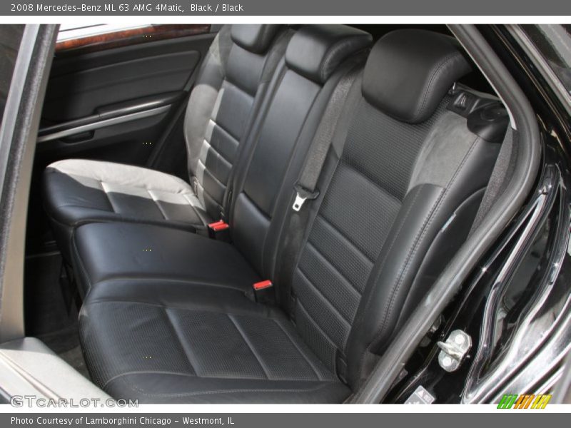 Black / Black 2008 Mercedes-Benz ML 63 AMG 4Matic