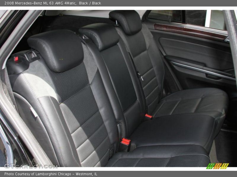 Black / Black 2008 Mercedes-Benz ML 63 AMG 4Matic