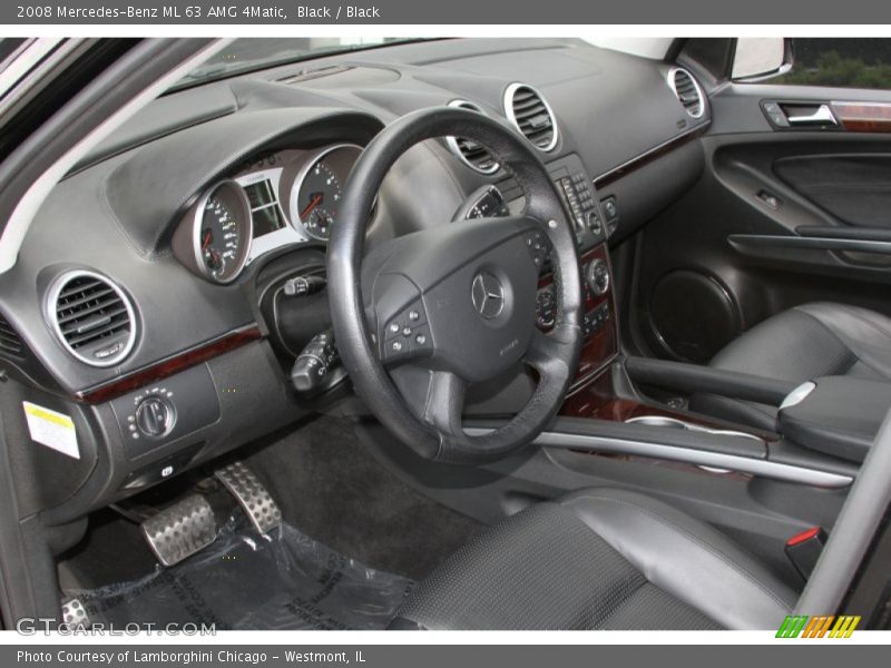 Black / Black 2008 Mercedes-Benz ML 63 AMG 4Matic