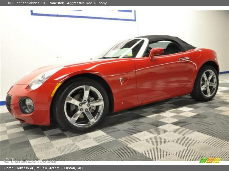 Aggressive Red / Ebony 2007 Pontiac Solstice GXP Roadster