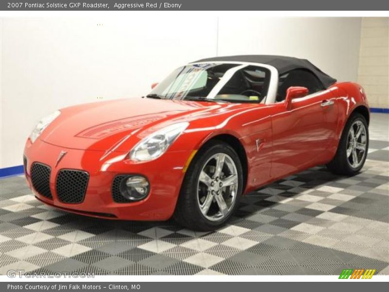 Aggressive Red / Ebony 2007 Pontiac Solstice GXP Roadster